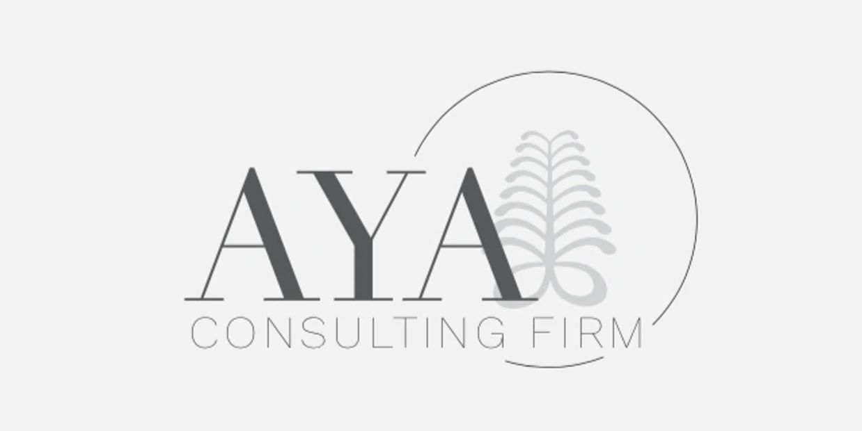 Aya Consulting Firm Official Logo. Reg. U.S. Pat & TM Off