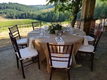 Private Customer Dinner at winery for Fall Creek Farm & Nursery