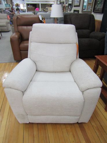 Perfect Match Refined Power Swivel Glider Recliner with Power Headrest & Lumbar Support & Pullout Fr