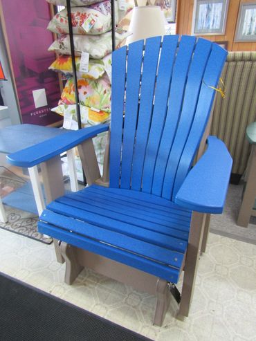 Amish Comfort Back Glider Rocker