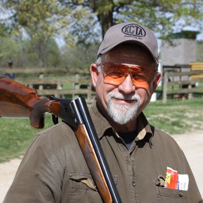 President Bill McCaulley  at 2024 Banquet shoot. Photo credit Terry Pollard.