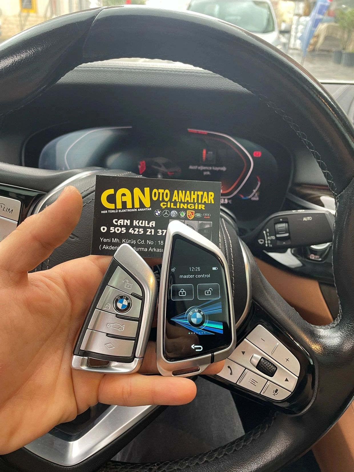 Bmw araba anahtarı programlanması