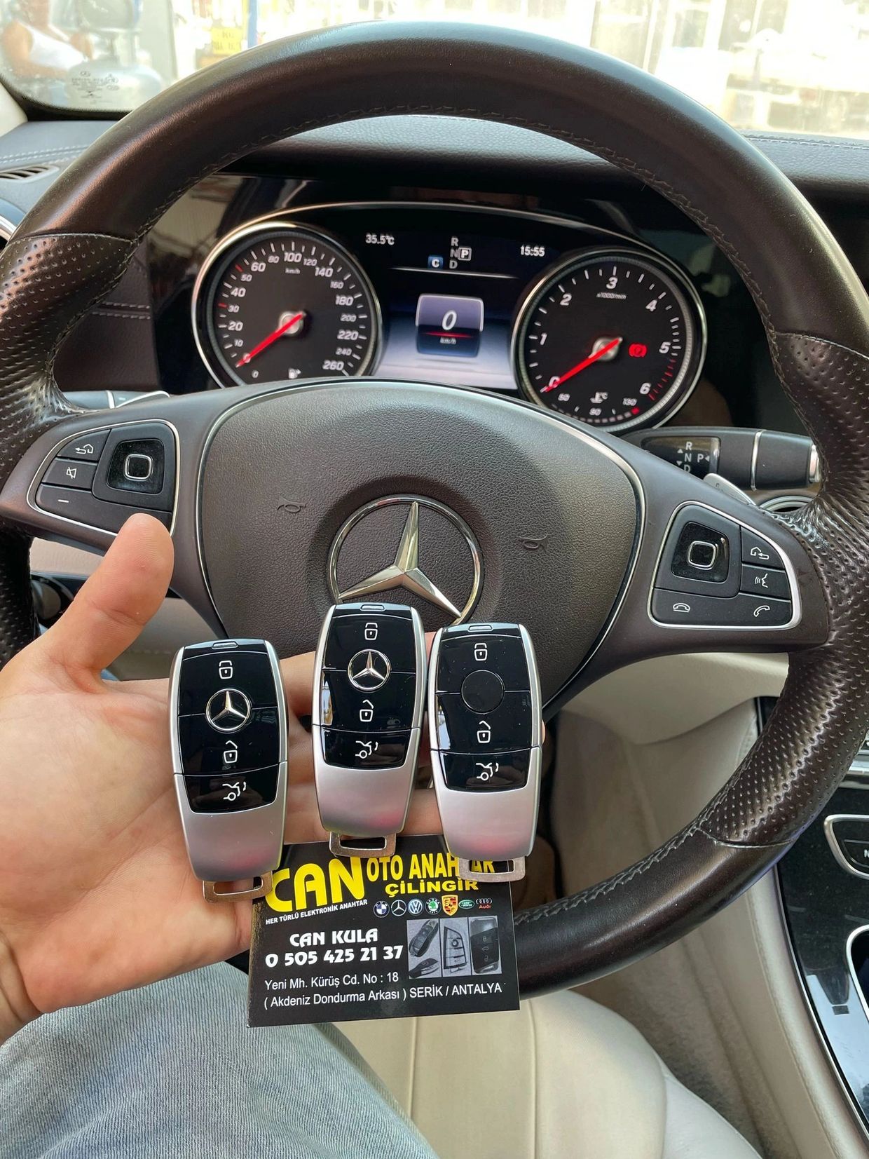 mercedes araba anahtarı programlanması