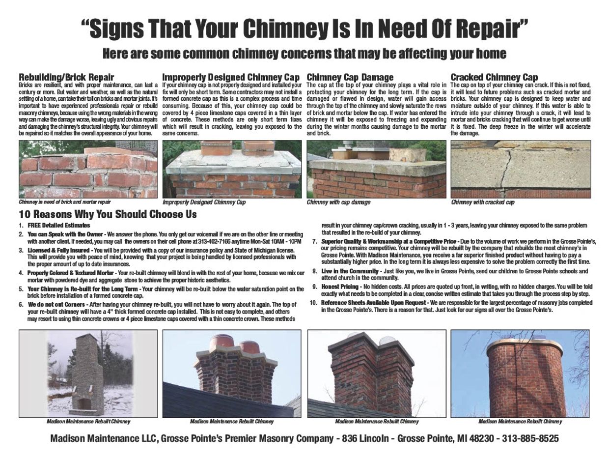 Common Signs of Chimney Masonry Damage - Full Service Chimney™