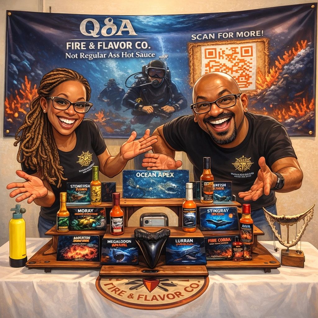 QA Fire and FlavorCo.
Q & Allie