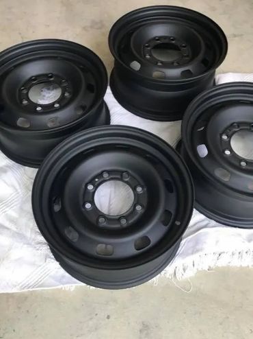 matte black powder coated wheels