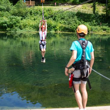 Zip lining 