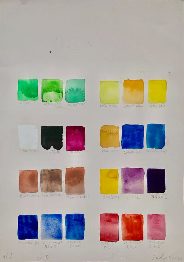 * Medium Watercolor
* Dimension 15 x 11
* canvas 19 3/4 x 15 1/2
* Art assignment from Dallas Colleg