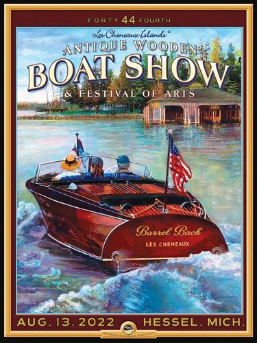 2022 Boat Show Poster
Oil on Canvas painting "Honey"
by
Diana J. Grenier
