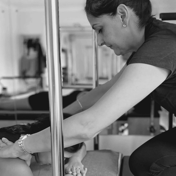 Tactile cueing to help client with awareness