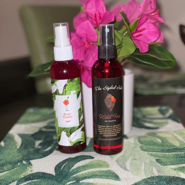 Rose Water and Wild Fire Growth Oil