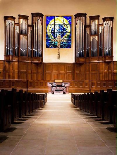 The Lively-Fulcher 3-manual, 71-rank pipe organ at The Community Church of Vero Beach, FL