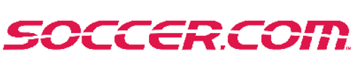 Logo of Soccer.com in red stylized text.