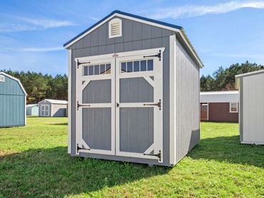 Small storage shed windows