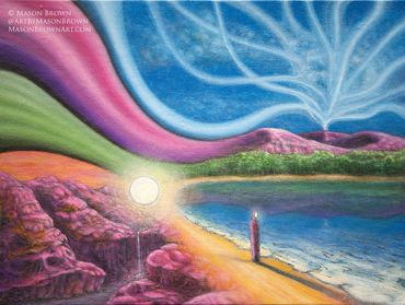 Bend (oil painting, 9"x 12" canvas panel) 2022