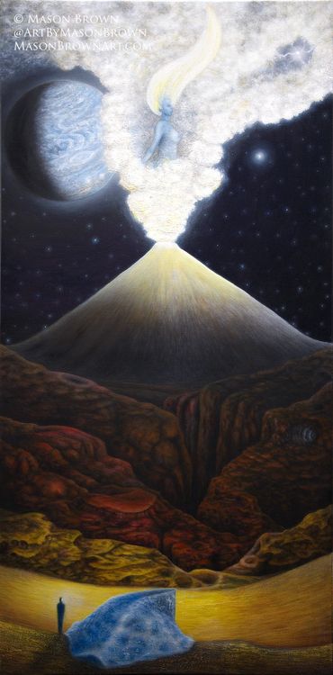 Elephant (oil painting, 24"x 48" canvas) 2019