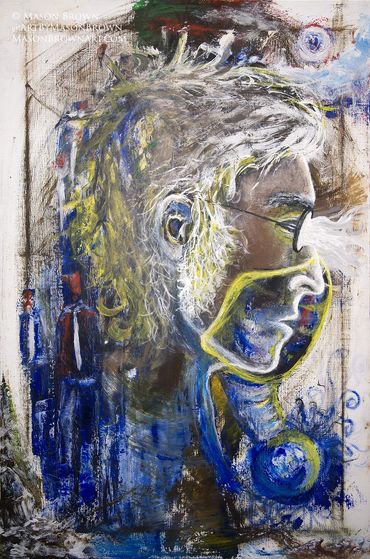 Immune (oil painting, 20"x 30" canvas) 2009