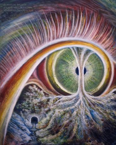 Natural Sight (oil painting, 16"x 20" canvas panel) 2023