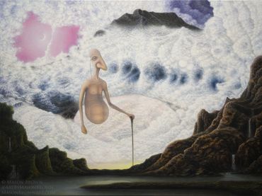 Tremor (oil painting, 30"x 40" canvas) 2020