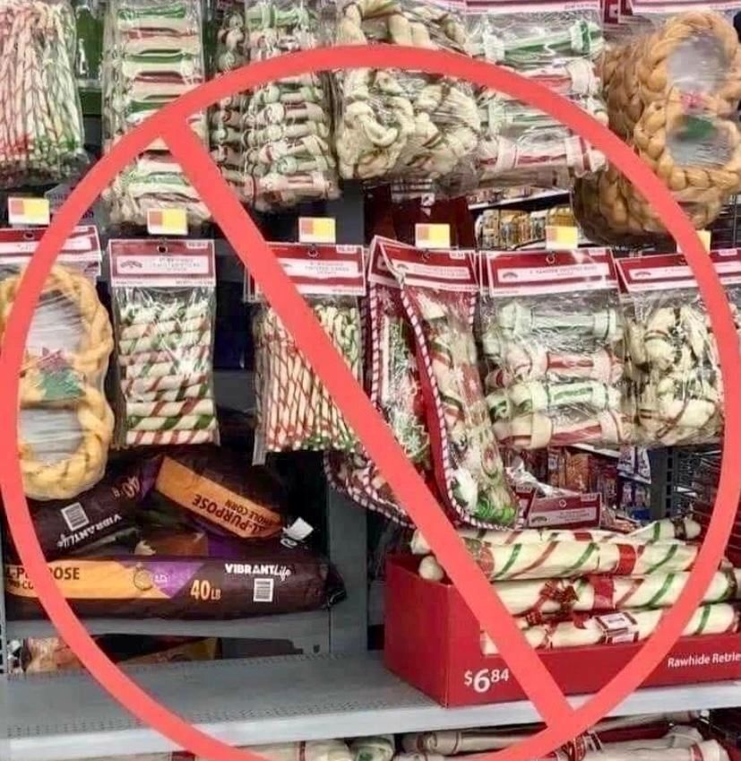 There is NO safe rawhide!