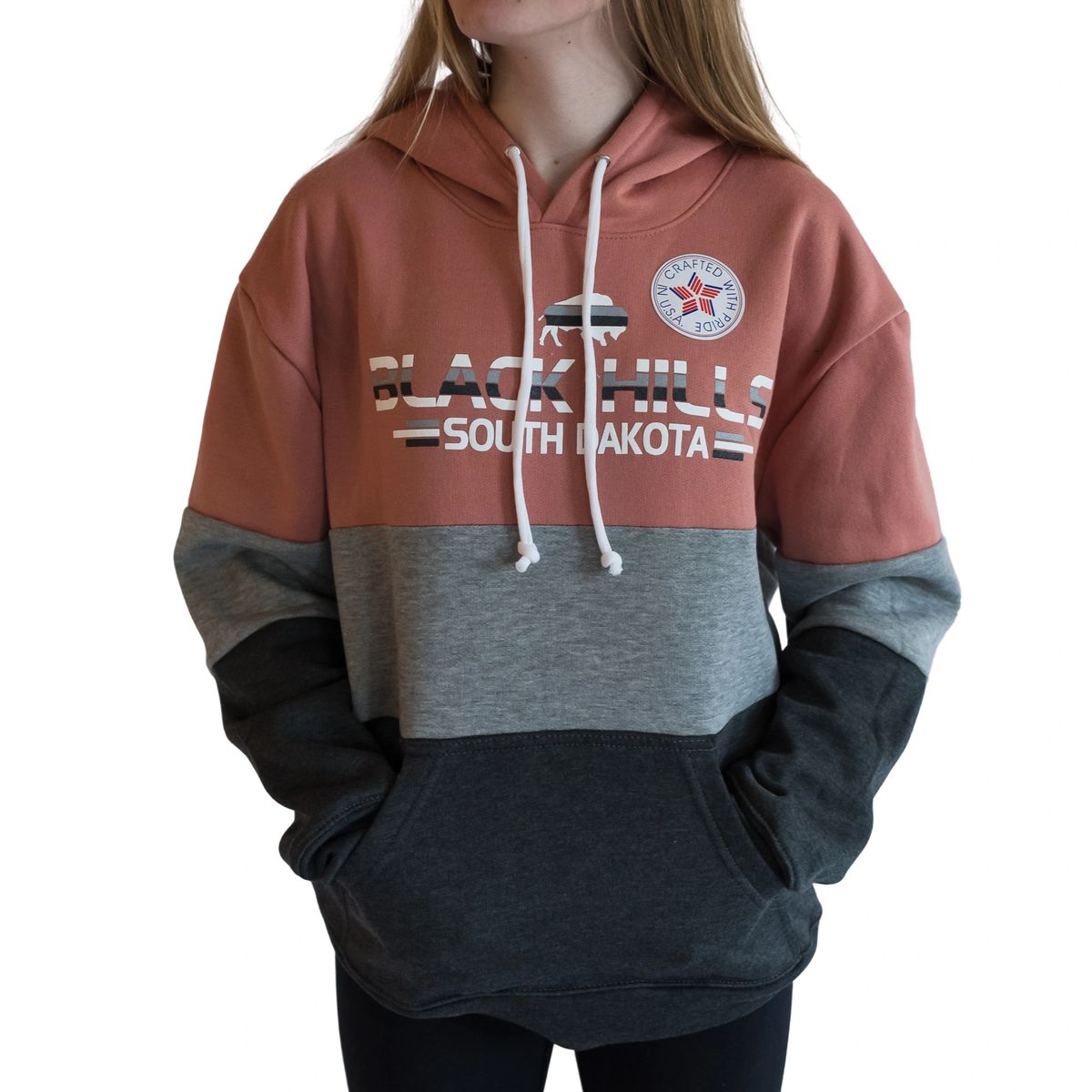 tri color nike hoodie