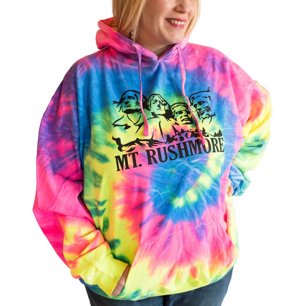 Adult Rainbow Tie-Dye Sweatshirt