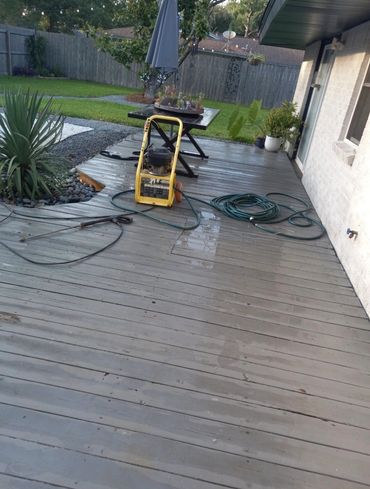 League City Pressure Washing Job