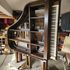 baby grand piano bookcase open back piano conversion to bookcase