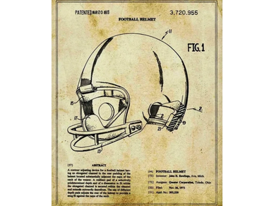 Brevetti Football Helmet 1973