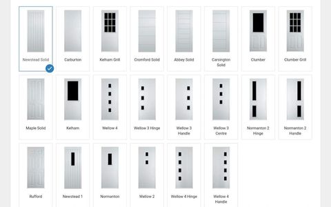 Our full range of certified FD30 Composite Fire Doors available on our Door Designer.