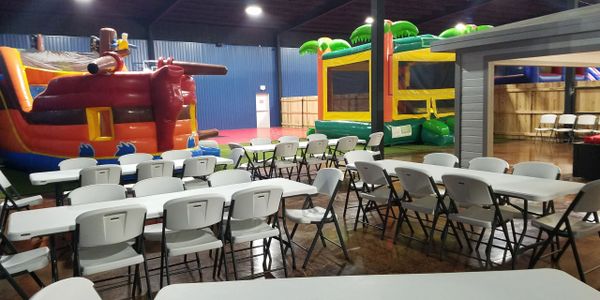 Private Party room in our Indoor Back Yard