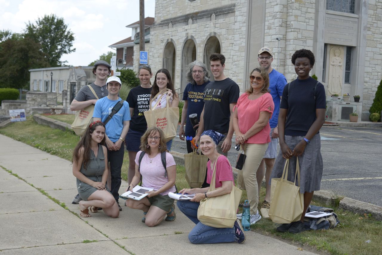 Voices for Life Volunteers During Dobbs Day of Action.