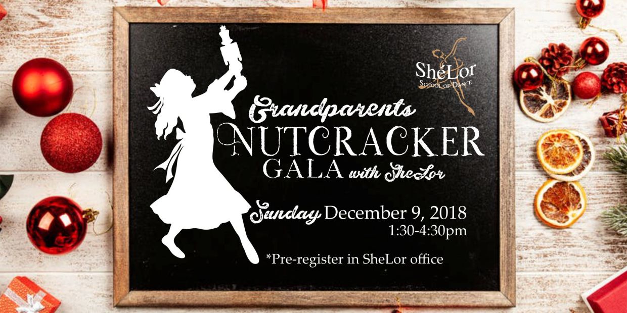 A board on Nutcracker Gala 