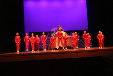 Dancers on stage