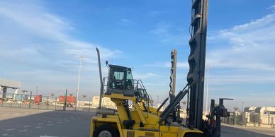 Photograph taken by Samantha during Hamad Port tour in Doha Qatar