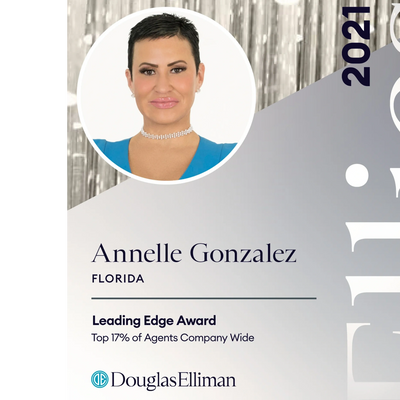Proud to receive Douglas Elliman's Leading Edge Award!