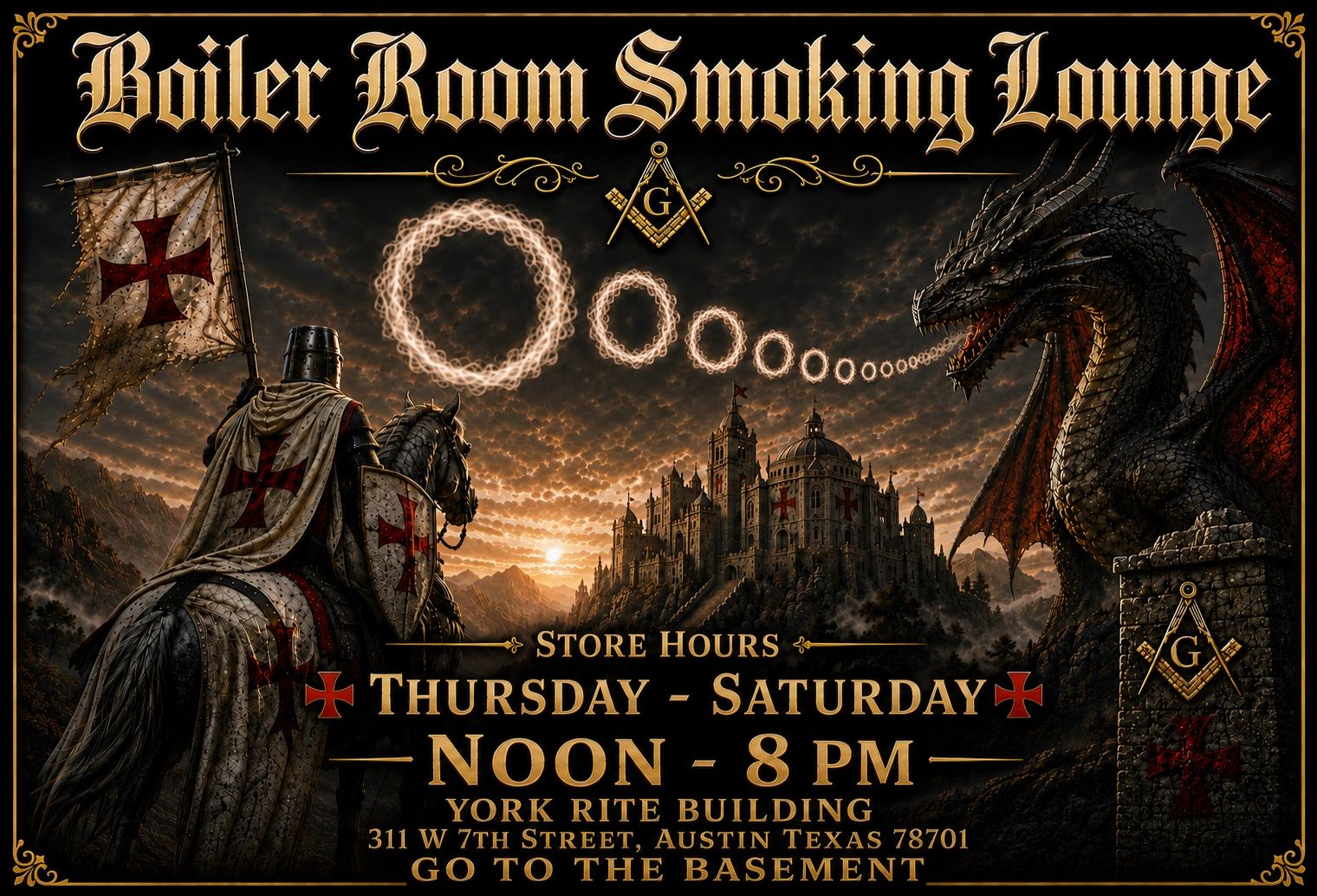 Boiler Room Smoking Lounge interior