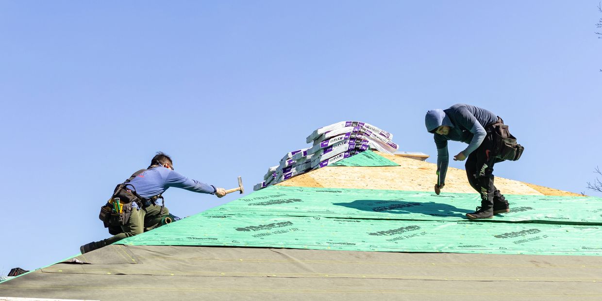 Residential roof repair services by Bash Pepper Roofing in Central IL