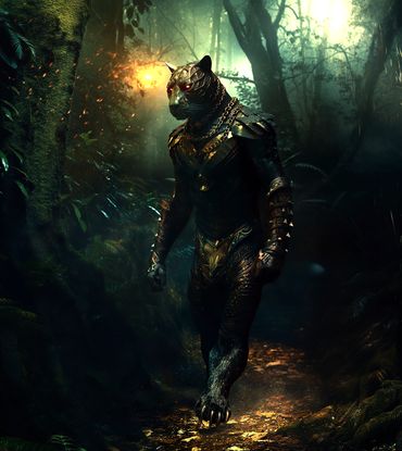 Towarah is a walking, talking, black panther who is fiercely independent