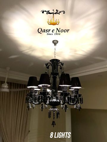 BLACK BACCARAT CHANDELIER