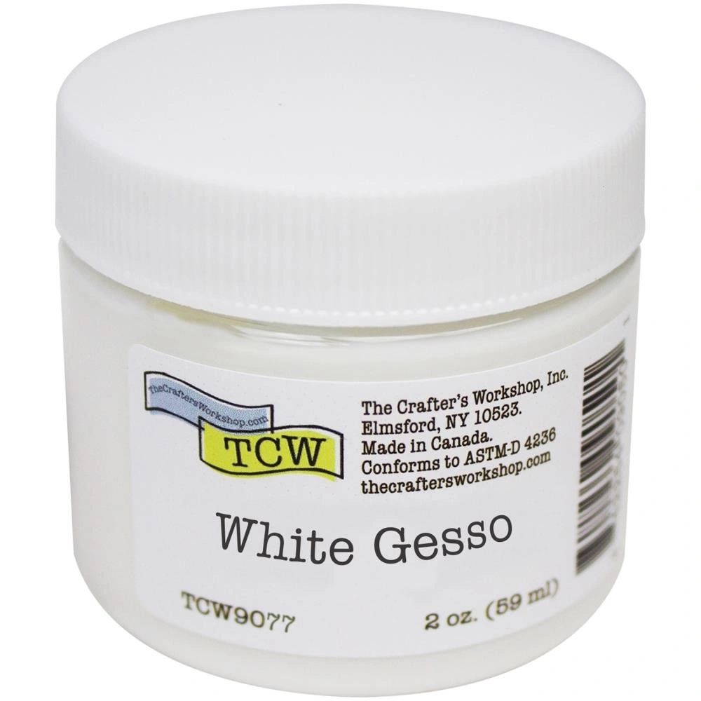 Crafters Workshop Gesso Primer Per Arti Multisuperficie, 236 Ml, Multicolore, 7.87 X 7.46 X 7.46 Cm, Conforme ASTM D4236