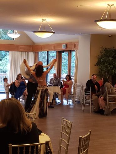 Belly dance for wedding celebration