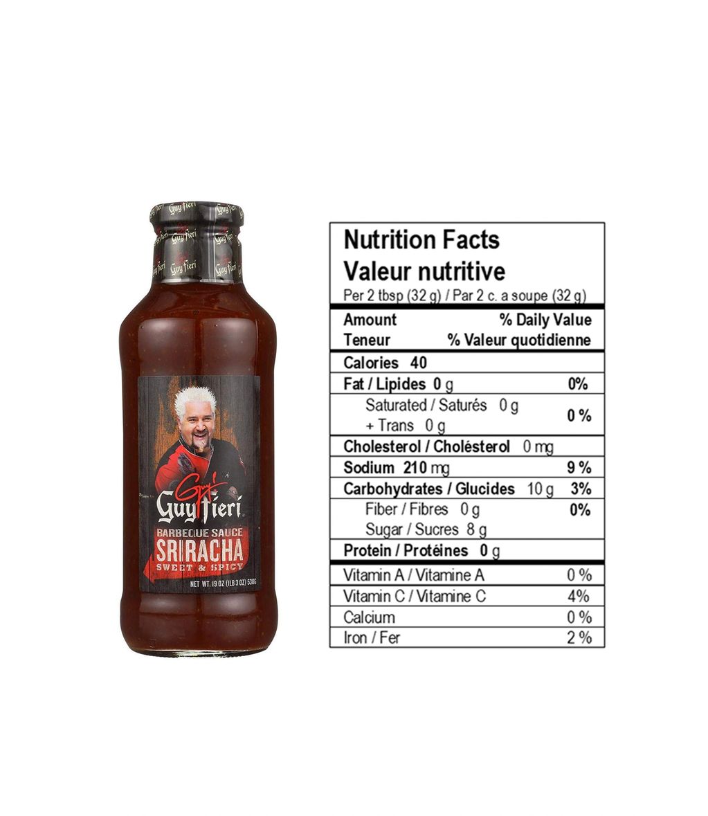 Guy Fieri BBQ Sauce Nutrition Richstone Fine Foods Ltd 