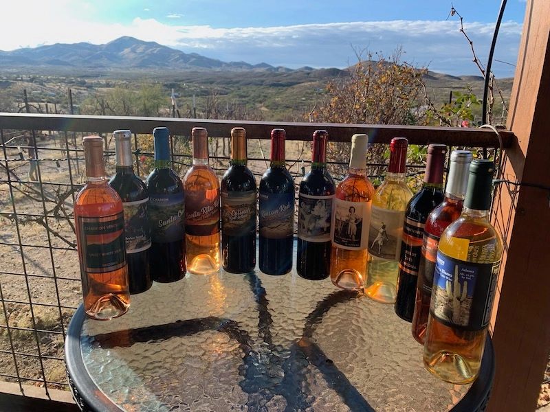 Charron Vineyards wine bottles