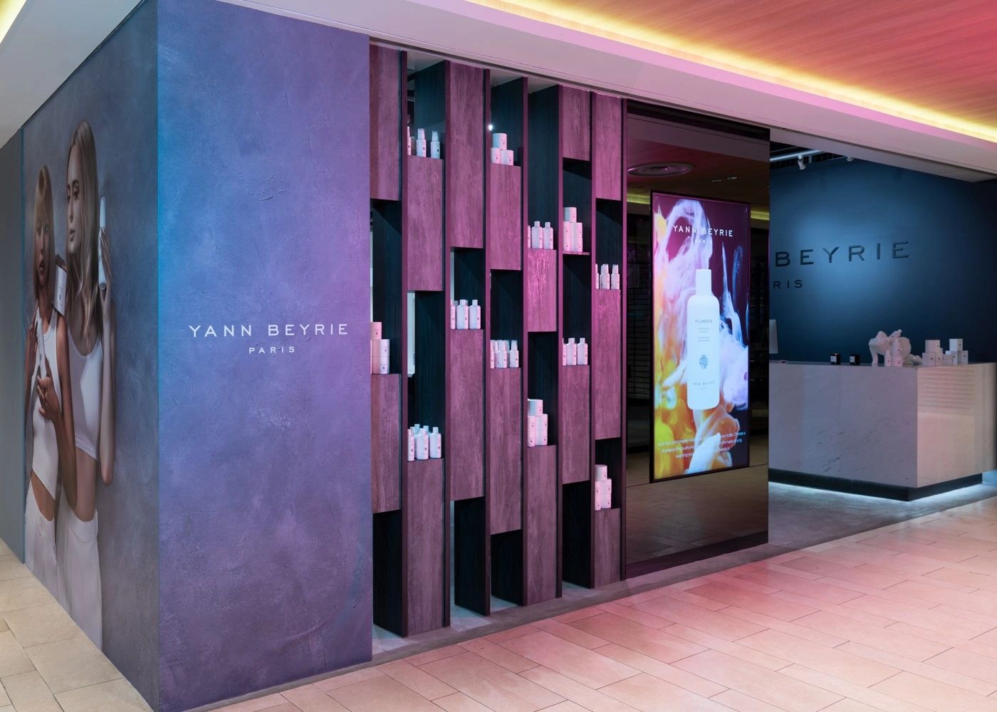 The frontage of Yann Beyrie Salon
