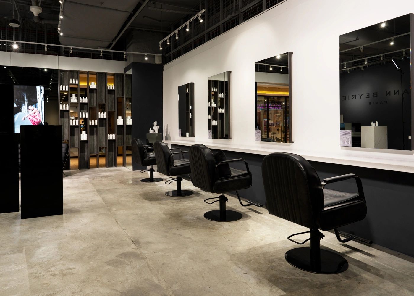 The interior of Yann Beyrie Salon