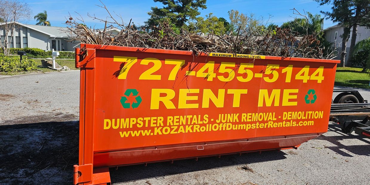 Residential Dumpster Rental New Port Richey FL 34653, Best Price Dumpster Rentals in Pasco Fl