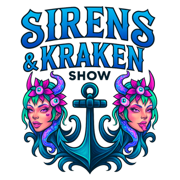 Nautical Logo with text: Sirens & Kraken Show 
