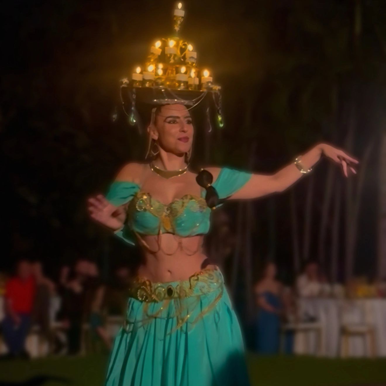 Key Largo Lighthouse Beach Wedding Bellydance Fire Entertainment 