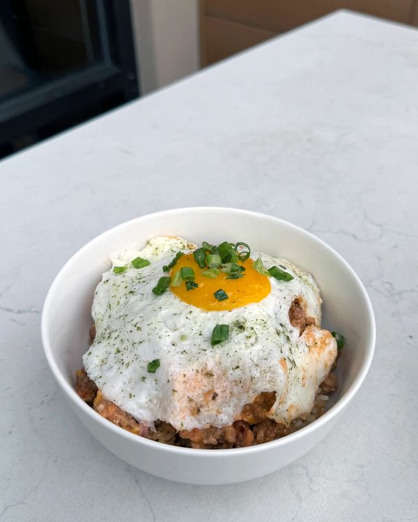 Chopped Cheese on Rice